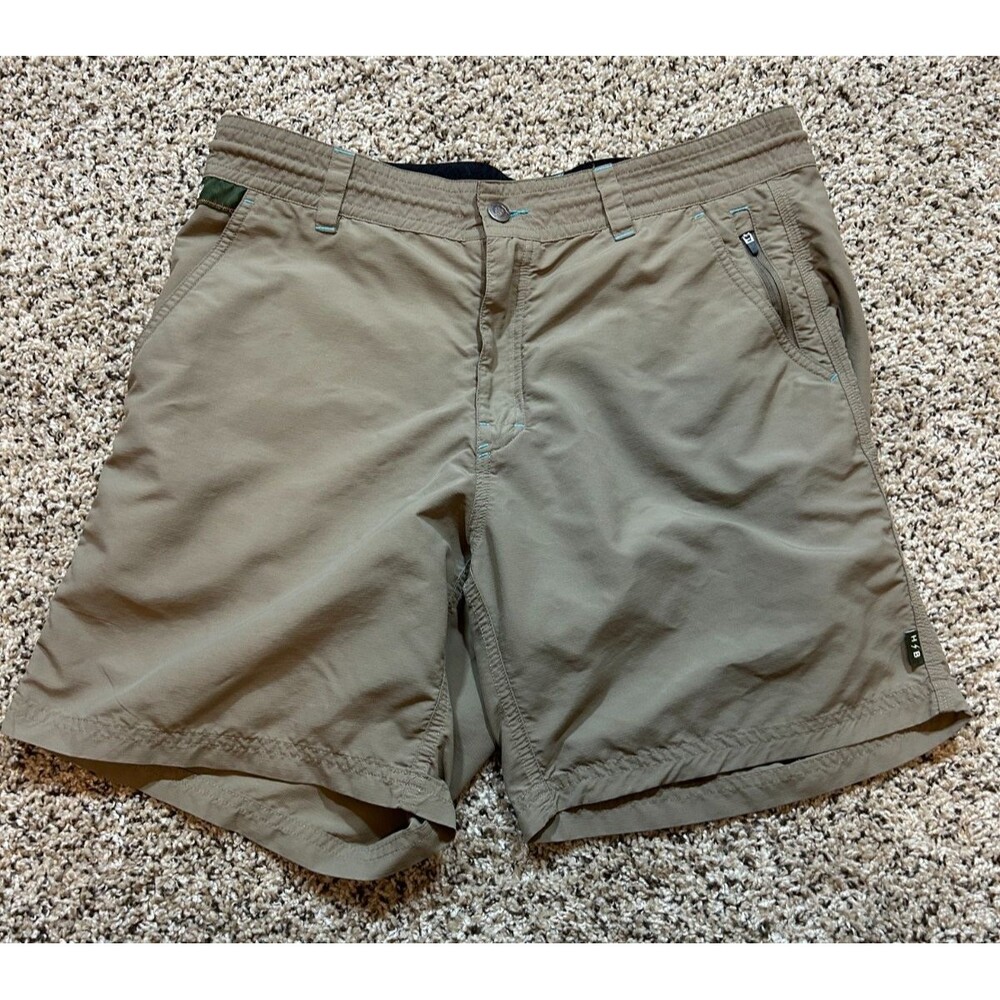 Howler Brothers Men's Sz 34 Tan/Brown Horizon Hybrid Shorts
